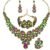 Women’s Wedding Bridal Austrian Crystal Glass Teardrop Statement Necklace Dangle Earrings Bracelet Ring Wedding Party Jewelry Set for Bridal Bridesmaid