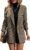 Mina Self Women’s 2026 Plaid Houndstooth Blazer – Lightweight Fully Lined Button Casual Daily Office Work Jacket with Pockets