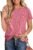 ANRABESS Womens Short Sleeve Crewneck Shirts Ribbed Knit High Low Hem T Shirt 2026 Summer Spring Casual Tops Trendy Clothes