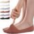 Sofier No Show Socks Womens, Non Slip Low Cut 6 Pairs Thin Silky Dress Footies Liner Invisible Socks Flats Loafers Sneakers