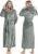 NY Threads Premium Womens Robe with Hood, Plush Fleece Long Bath Robe for Women, Fluffy Soft Women’s Bathrobe