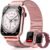 Trendia Smart Watches for Women, 1.83” HD Fitness Tracker with Answer/Make Calls, Heart Rate/Sleep/SpO2 Monitor, 120+ Sport Modes, IP68 Waterproof, Compatible iPhone/Samsung/Android Rose Pink