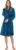 Turquaz Robes For Women, Womens Fleece Shawl Collar Soft Plush Knee Length Spa Robe