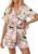Ekouaer Womens Silk Pajama Sets Button Up Satin Pjs Short Sleeve 2 Piece Pj Sets Cute Lounge Sets with Chest Pocket