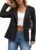 OmicGot Women’s Blazer for Business Casual Office Work – Open Front Long Sleeve Lapel Suit Jacket with Pockets, S-XL