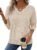 OFEEFAN Womens V Neck Sweaters Pullover Cozy Lightweight Sweaters Long Sleeve Tops Winter Clothing 2026