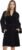 Just Love Women’s Plush Fleece Bathrobe, Shawl Collar Jacquard Robe with Tie Belt