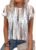 Alaroo Womens Summer Tops Short Sleeve Shirts Crew Neck Cute Trendy Tunic Blouses (S-3XL)