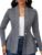 Women Casual Blazers Button Knit Lightweight Business Cardigan Jackets Blazer for Work