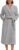 Ekouaer Women’s Robe Long Plush Soft Bathrobe Cozy Warm Robes Shawl Collar Sleepwear with Pockets