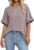 ATHMILE Womens Oversized T Shirts Summer Tops Spring Casual Loose Fit Workout Short Sleeve 2026 Beach Vacation