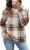 RUMIA Women’s Crew Neck Sweatshirt Loose Pullover Long Sleeve Shirts Soft Tops for Women Fall Clothes 2025