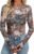 Dealmore Womens Mesh Sheer Lace Going Out Slim Fitted See Through Tops Spring Fashion Clothes 2026 Outfits