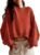 Zwurew Womens Casual Sweatshirt Long Sleeve Tops Crewneck Loose Fit Tee Pullover Crop Tshirt Side Slit Fall Shirts Fashion