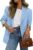 PRETTYGARDEN Blazers for Women 2026 Fall Work Office Suit Jackets Dressy Open Front Leopard Blazer Business Casual Outfits