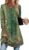 Zeagoo Women Tops 3/4 Sleeve Dressy Casual Plus Size Tunics to Wear with Leggings Swing Flare T-Shirt Loose Blouses