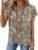 LOMON Womens Summer Tops Short Sleeve Shirts Cap Sleeve Tops Crew Neck Cute Trendy Tunic Blouses Dressy Casual Outfits 2026