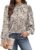 WIHOLL Long Sleeve Shirts for Women Mock Neck Tops Pleated Front Blouses Dressy Casual Spring Fall Clothes 2026 Fashion