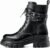 Black Combat Boots Women Purple Boots for Women Rave Boots Beige Gunmetal Cute Shoes Buckle Lug Sole