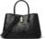 DORIS&JACKY Genuine Leather Top Handle Satchel Purse for Women Medium Designer Tote Bag with Twist Lock and Wide Strap