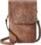 BOSTANTEN Vegan Leather Crossbody Bags for Women Designer Cell Phone Bag Wallet Purses Adjustable Strap