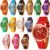 Yinkin 14 Pcs Assorted Platinum Watch Unisex Quartz Watch Sets for Women Men Ladies Watches Roman Numerals PU Leather Women’s Wrist Watches