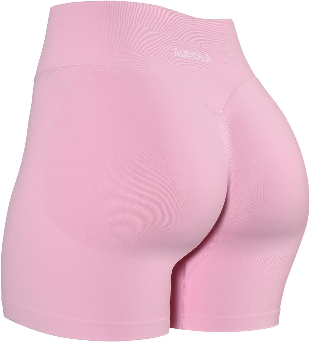 AUROLA Influence Workout Shorts for Women,2.5 3.5 4.5 5.5 6.5 No Roll Up Squat Proof Scrunch Seamless Compression Gym Short