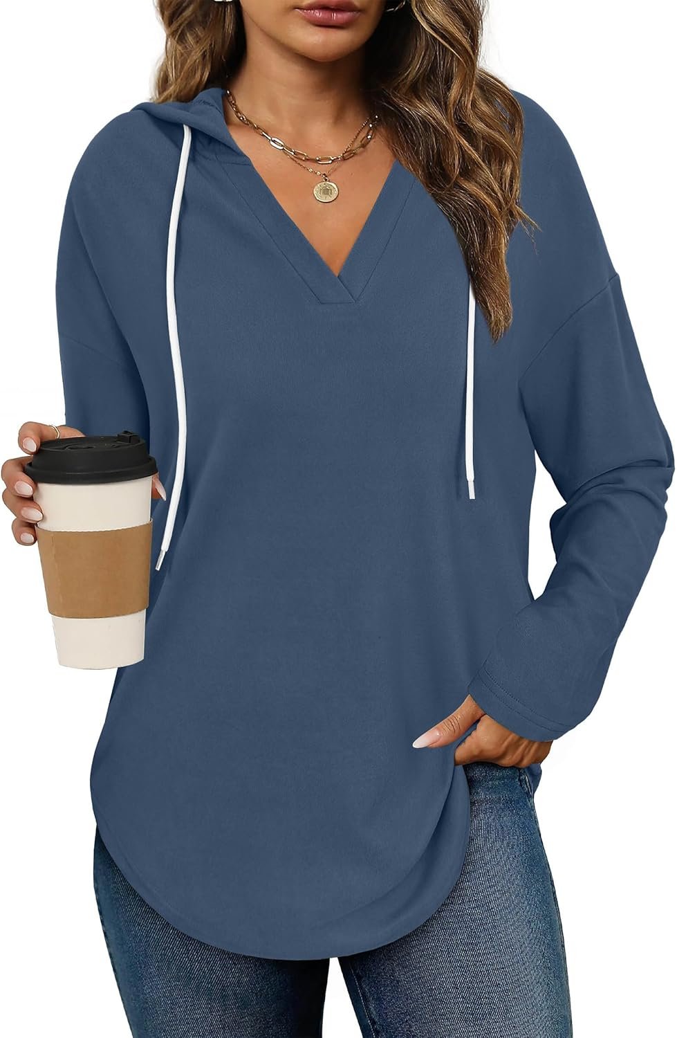 Grace’s Secret Womens Soft Fleece Hoodie Sweatshirts Casual Long Sleeve Shirts Early Fall Fashion Clothing
